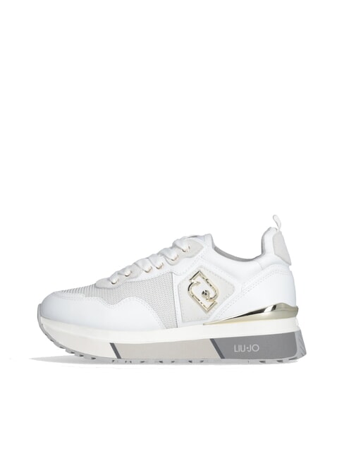 MAXI WONDER 01 Sneakers in pelle e mesh white - Scarpe Donna
