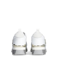 LIUJO MAXI WONDER 01 Sneakers in pelle e mesh white - Scarpe Donna - 7