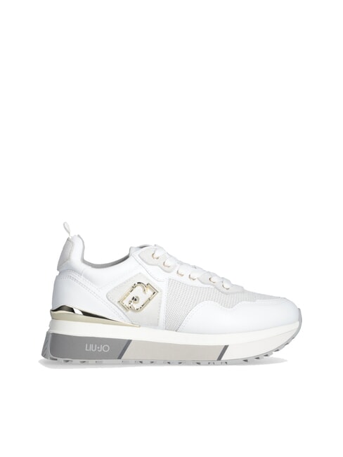 MAXI WONDER 01 Sneakers in pelle e mesh white - Scarpe Donna