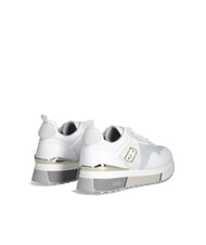 LIUJO MAXI WONDER 01 Sneakers in pelle e mesh white - Scarpe Donna - 5