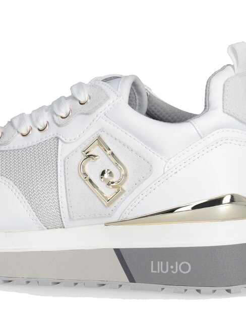 MAXI WONDER 01 Sneakers in pelle e mesh white - Scarpe Donna