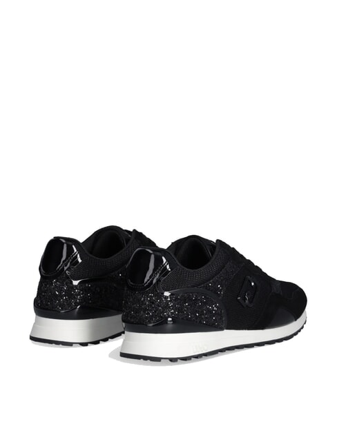 MAXI WONDER LOW 02 Sneakers glitter e mesh nero - Scarpe Donna