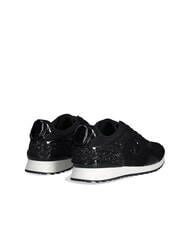 LIUJO MAXI WONDER LOW 02 Sneakers glitter e mesh nero - Scarpe Donna - 5