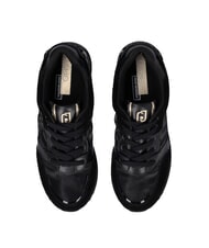 LIUJO MAXI WONDER 91 Sneakers platform inserti vernice nero - Scarpe Donna - 4