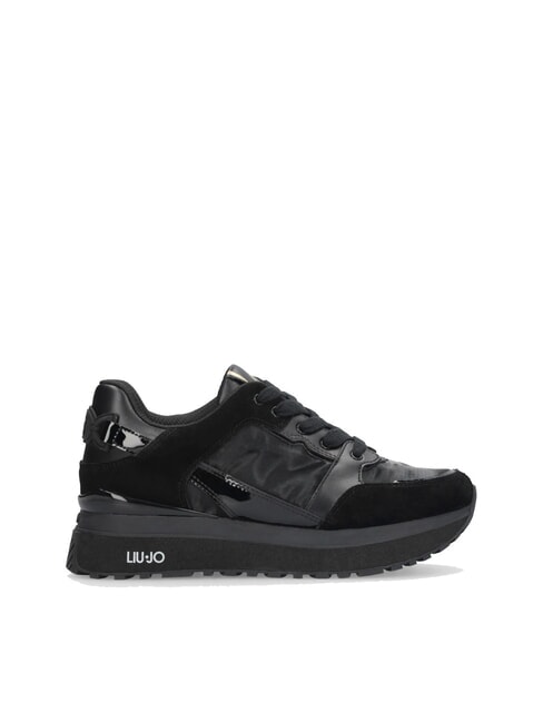 MAXI WONDER 91 Sneakers platform inserti vernice nero - Scarpe Donna