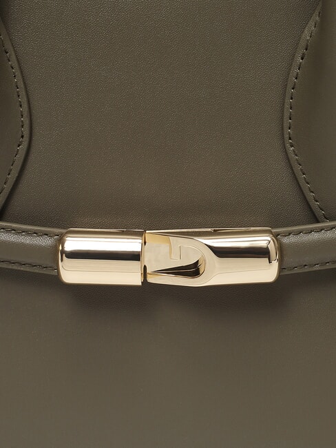 GOCCIA Borsa a spalla piccola in pelle sage - Borse Donna