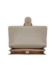 PINKO LOVE ONE CLASSIC Borsa in pelle a tracolla con flap noce-antique gold - Borse Donna - 4