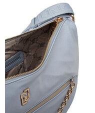 LIUJO ACHALA Borsa a spalla in nylon con pouch cielo - Borse Donna - 4