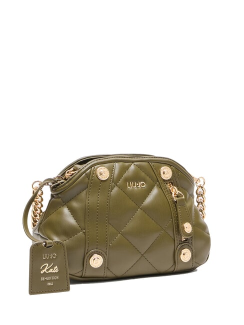 KATE Borsa piccola trapuntata a tracolla armygreen - Borse Donna