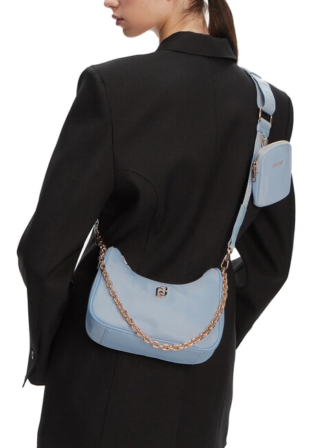 ACHALA Borsa a tracolla con pouch cielo - Borse Donna