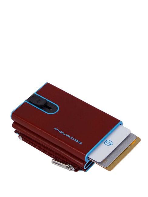 BLUE SQUARE Portafoglio in pelle con sliding system cuoio4 - Portafogli Uomo