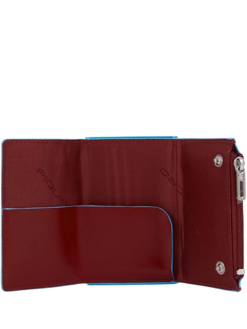 BLUE SQUARE Portafoglio in pelle con sliding system cuoio4 - Portafogli Uomo