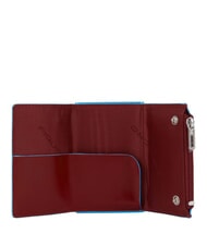 PIQUADRO BLUE SQUARE Portafoglio in pelle con sliding system cuoio4 - Portafogli Uomo - 3