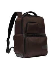 PIQUADRO WOLLEM Zaino in pelle e tessuto, porta pc 14" MORO - Zaini da lavoro porta PC - 2