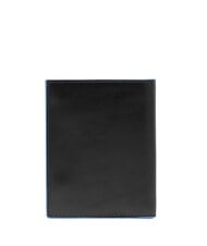 PIQUADRO BLUE SQUARE Portafoglio verticale in pelle Nero - Portafogli Uomo - 4