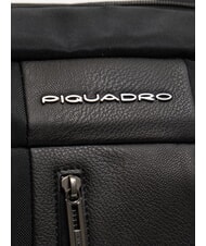 PIQUADRO BRIEF ECOLOGICA Borsoncino in tessuto con tracolla Nero - Borsoni - 3