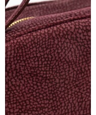 BORBONESE CAMOSCIO SEXY MEDIUM Borsa a mano in pelle scamosciata merlot - Borse Donna - 3