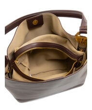 BORBONESE BRIDLE MEDIUM HOBO Borsa a spalla in pelle castano/mushroom - Borse Donna - 5