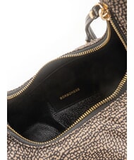 BORBONESE TWINNIE SMALL Borsa a spalla  OP/NATURALE/NERO - Borse Donna - 6