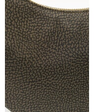 BORBONESE HOBO LUNA MINI ECO LINE Borsa sacca a tracolla alloro - Borse Donna - 3