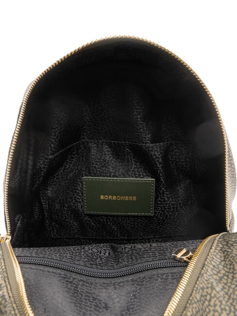 MEDIUM ECO LINE Zaino rotondo con tasca alloro - Borse Donna