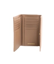 BORBONESE CLASSICA MEDIUM Portafoglio in tessuto riciclato e pelle mauve - Portafogli Donna - 2