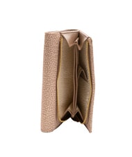 BORBONESE CLASSICA MEDIUM Portafoglio in tessuto riciclato e pelle mauve - Portafogli Donna - 4