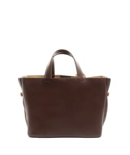 BORBONESE BRIDLE MEDIUM SHOPPER Borsa a mano in pelle nappata castano/mushroom - Borse Donna - 4