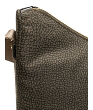 BORBONESE LUNA BAG SMALL ECO LINE Sacca con tracolla alloro - Borse Donna - 3