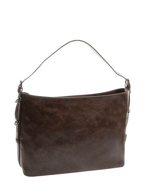 ASTRID Borsa a spalla in pelle espresso - Borse Donna