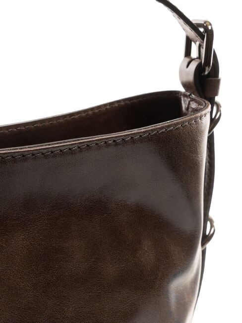 ASTRID Borsa a spalla in pelle espresso - Borse Donna