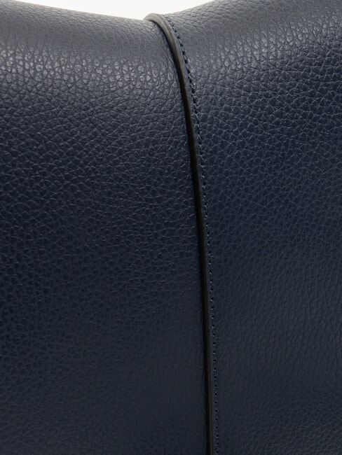 HELENA ROUND Borsa piccola in pelle a tracolla BLU NAVY - Borse Donna