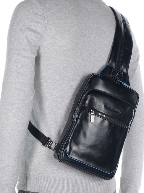 BLUE SQUARE Monospalla portabilità zaino blu - Zaini da lavoro porta PC