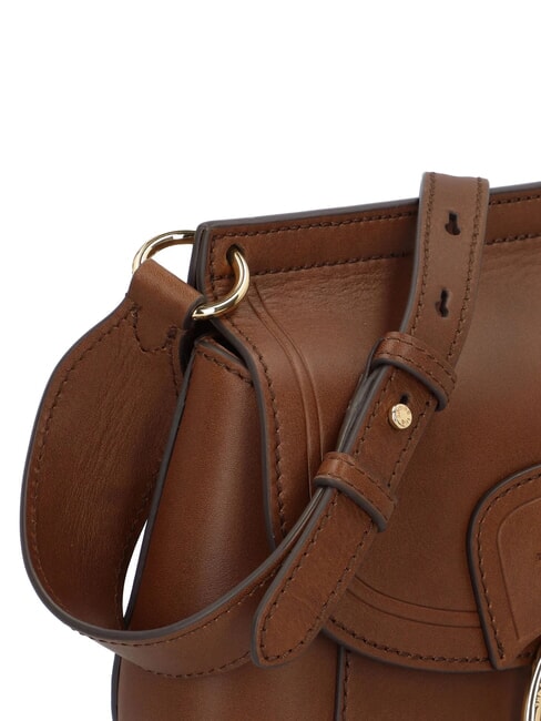 ERICA Borsa in pelle a tracolla MARRONE - Borse Donna