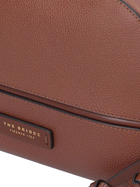 DOMITILLA  Beauty in pelle MARRONE - Beauty Case