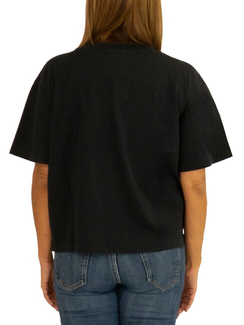 BOXY T-Shirt in cotone nero - T-shirt e Top Donna