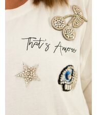 SUN68 BOXY T-Shirt in cotone porcellana - T-shirt e Top Donna - 2