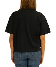 SUN68 BOXY T-Shirt in cotone nero - T-shirt e Top Donna - 3