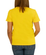 SUN68 BOXY T-shirt scollo a V giallo - T-shirt e Top Donna - 3