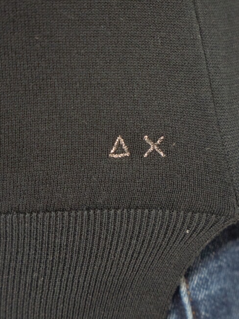 SOLID Maglia in cotone nero - Maglie Donna