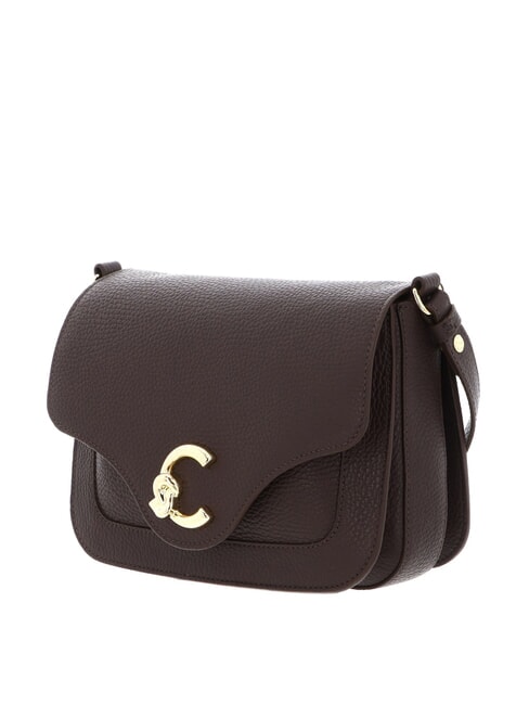 C-ME Mini Bag a tracolla, in pelle brunette - Borse Donna