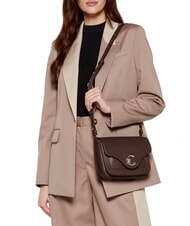 COCCINELLE C-ME Mini Bag a tracolla, in pelle brunette - Borse Donna - 5