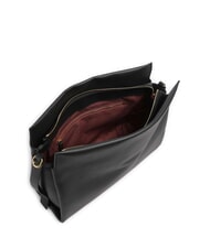 COCCINELLE BOHEME GRANA DOUBLE Borsa in pelle martellata con tracolla noir/cognac - Borse Donna - 5