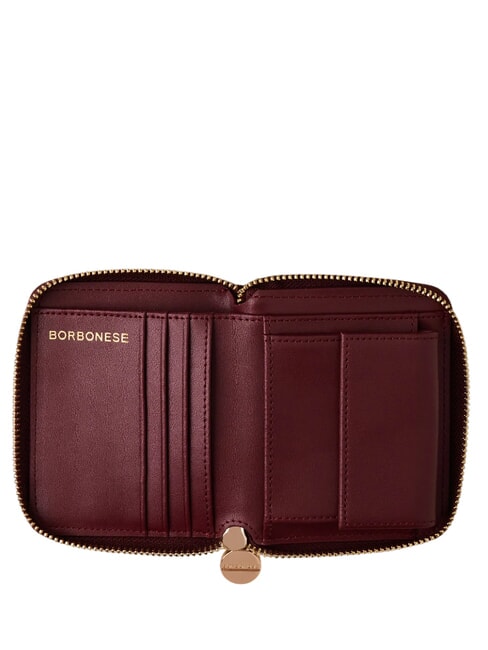 CLASSICA  Portafoglio medio zip around  merlot - Borsoni