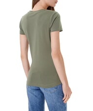 GUESS SS LOGO T-shirt a maniche corte lichen leaf green - T-shirt e Top Donna - 2