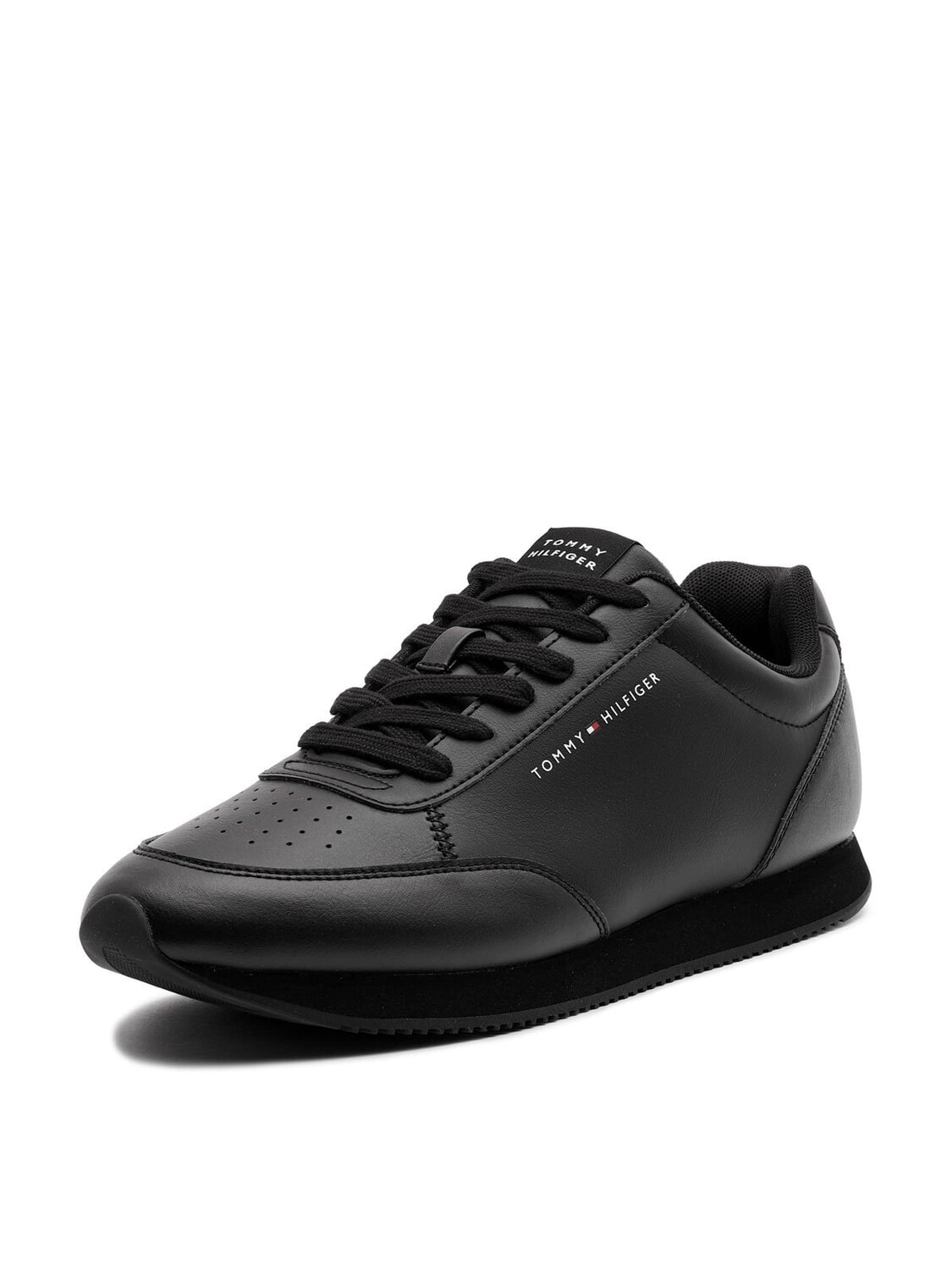 Tommy Hilfiger Runner Mix Sneakers Basse Nero Acquista A Prezzi