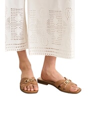 GUESS REALLA Sandali in pelle tan - Scarpe Donna - 6