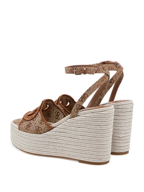 TANVEEY Sandali Espadrillas con zeppa Beige/Brown - Scarpe Donna