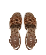 GUESS TANVEEY Sandali Espadrillas con zeppa Beige/Brown - Scarpe Donna - 4