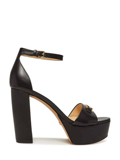 SETTLE Sandali alti in pelle NERO - Scarpe Donna
